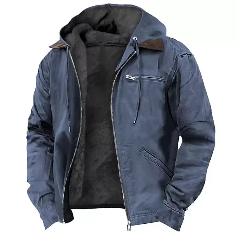 Classic hooded winter utility jacket for men | Mason -1