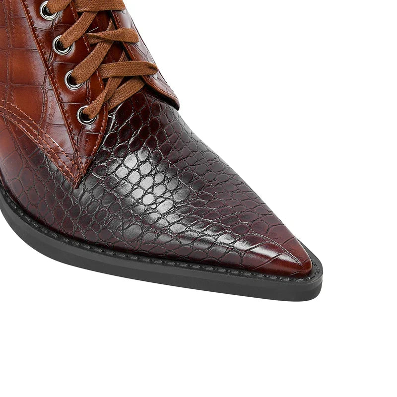 Izzy ryder lace-up boots for women | Marlowe -4