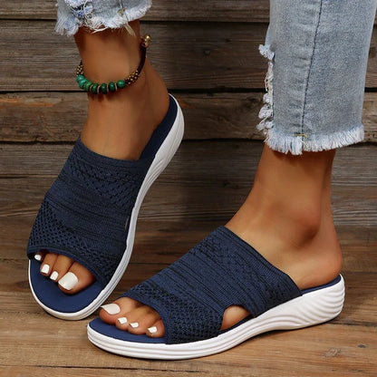 Plush orthopedic sandals for women -1