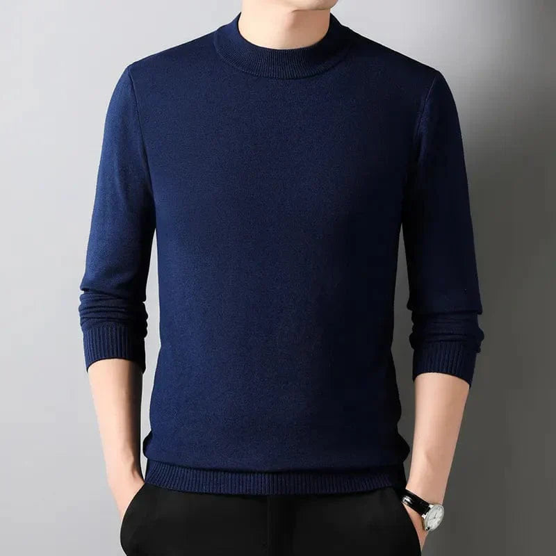 Classic relaxed everyday knit jumper for men | Germzzo -11