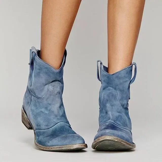 Vintage western ankle boots with classic silhouette for women | Paloma