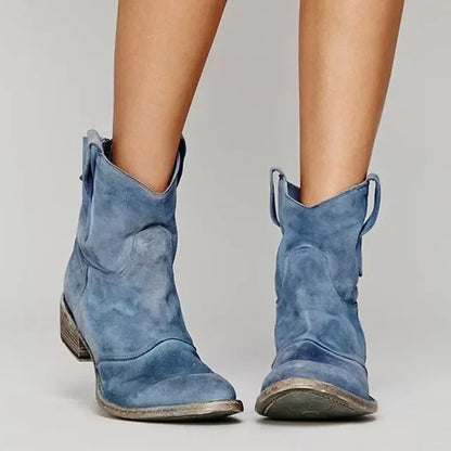 Vintage western ankle boots with classic silhouette for women | Paloma