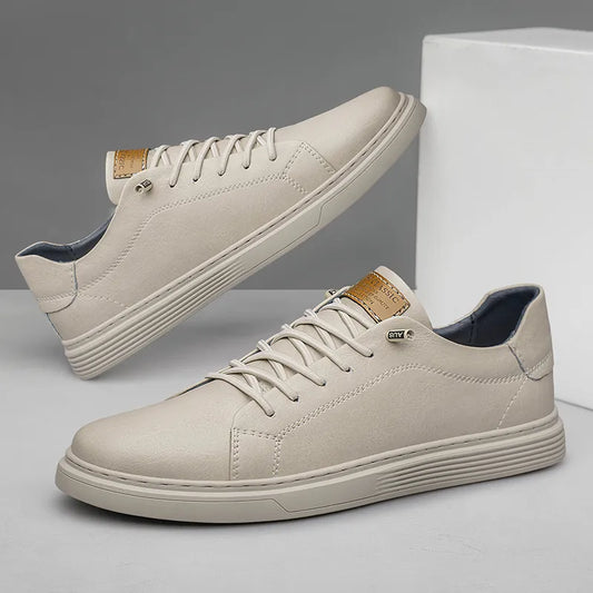 Classic genuine leather oxford trainers for men | Oxfords -1