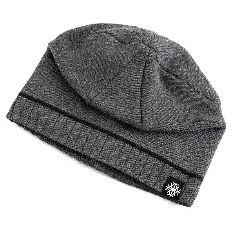 Warm knitted winter beanie for men -4