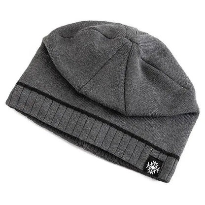 Warm knitted winter beanie for men -4