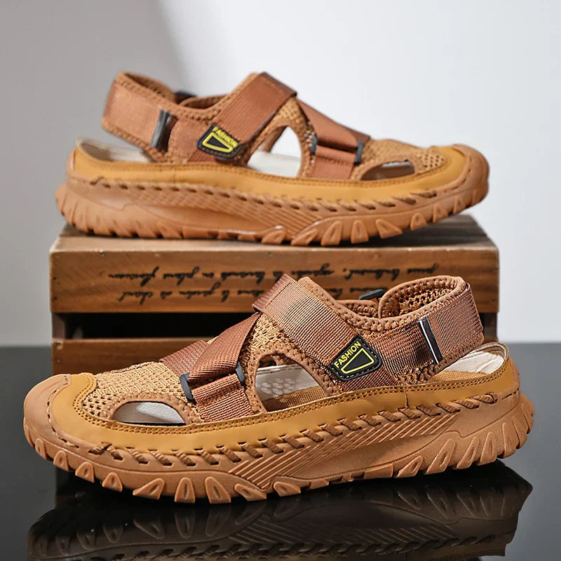Closed-toe hiking sandals for men | Ravik -2