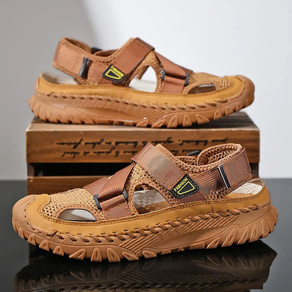 Closed-toe hiking sandals for men | Ravik -2
