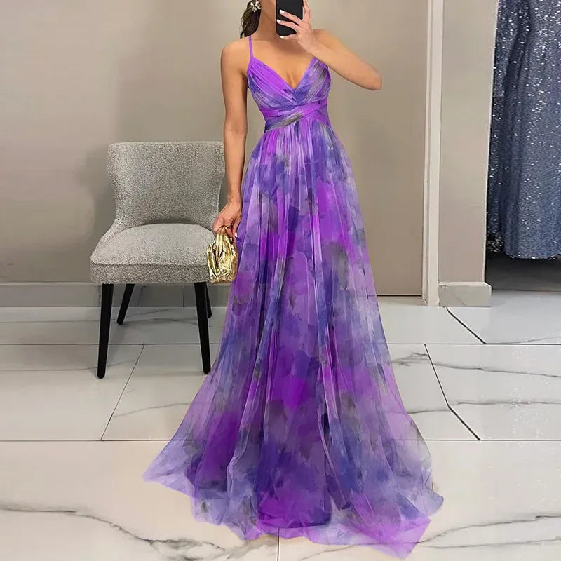 Elegant floral summer dress for women | Marcelline -6