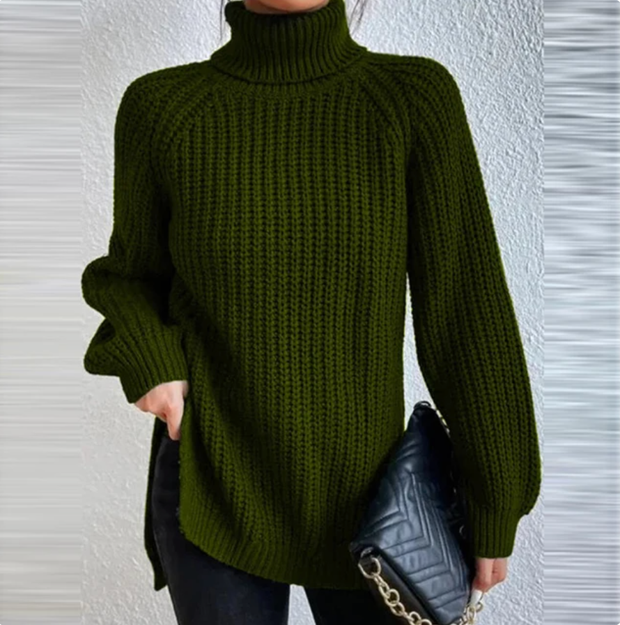 Soft turtleneck jumper for women | Carmen -11