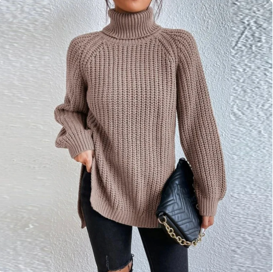 Soft turtleneck jumper for women | Carmen -5