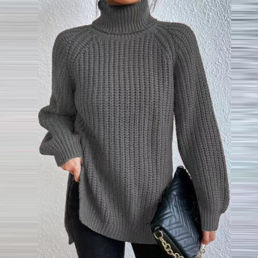 Soft turtleneck jumper for women | Carmen -4