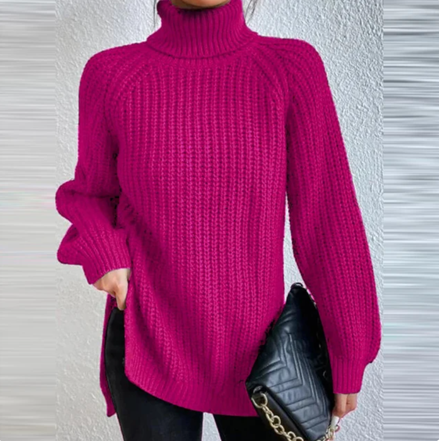 Soft turtleneck jumper for women | Carmen -6