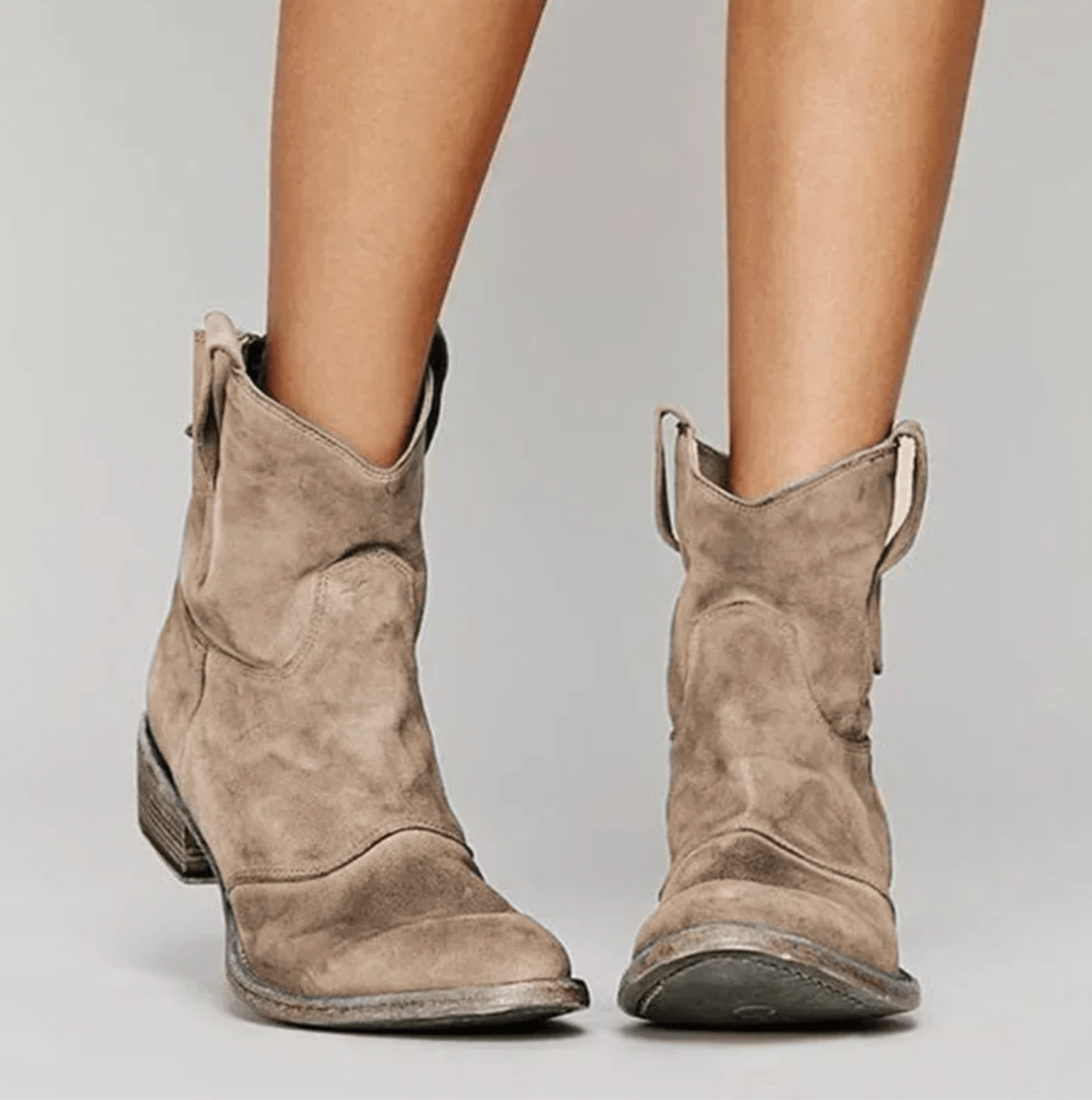 Classic suede orthopaedic ankle boots for women | Charlotte -2
