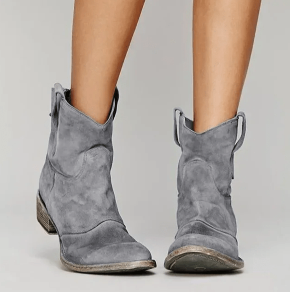 Classic suede orthopaedic ankle boots for women | Charlotte -4