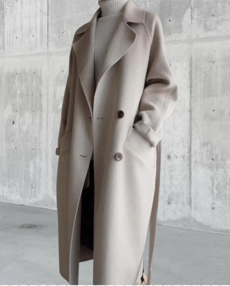 Long tailored winter coat for women | Seraphine -3