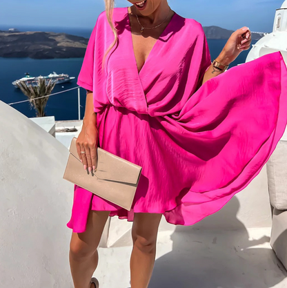 Dress portefeuille summer for women | Fiora -11