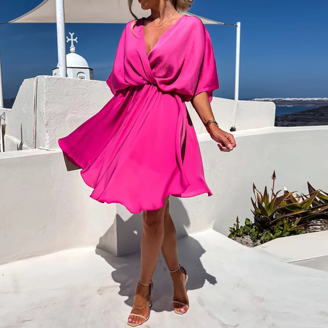 Dress portefeuille summer for women | Fiora -10