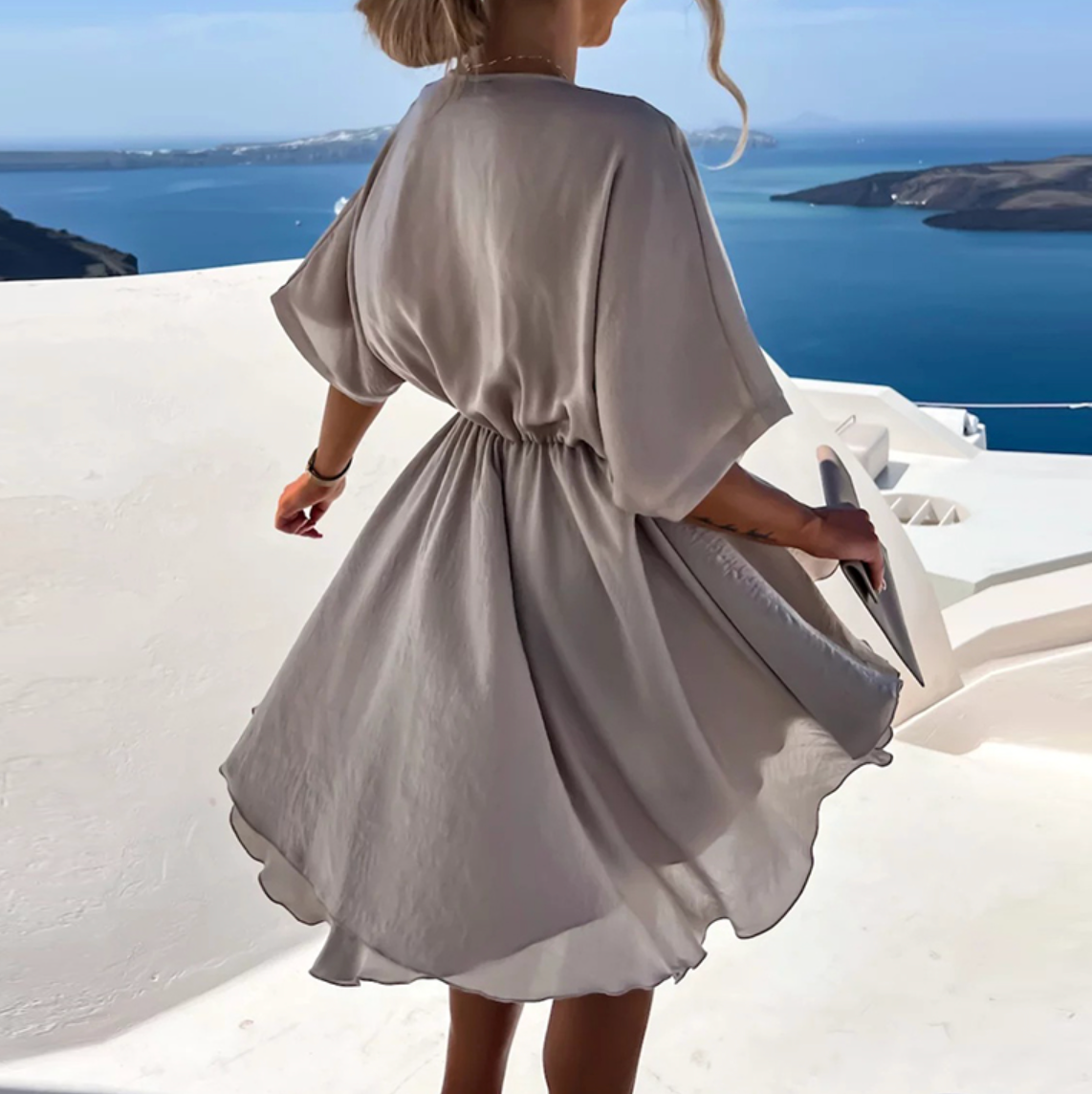 Dress portefeuille summer for women | Fiora -9
