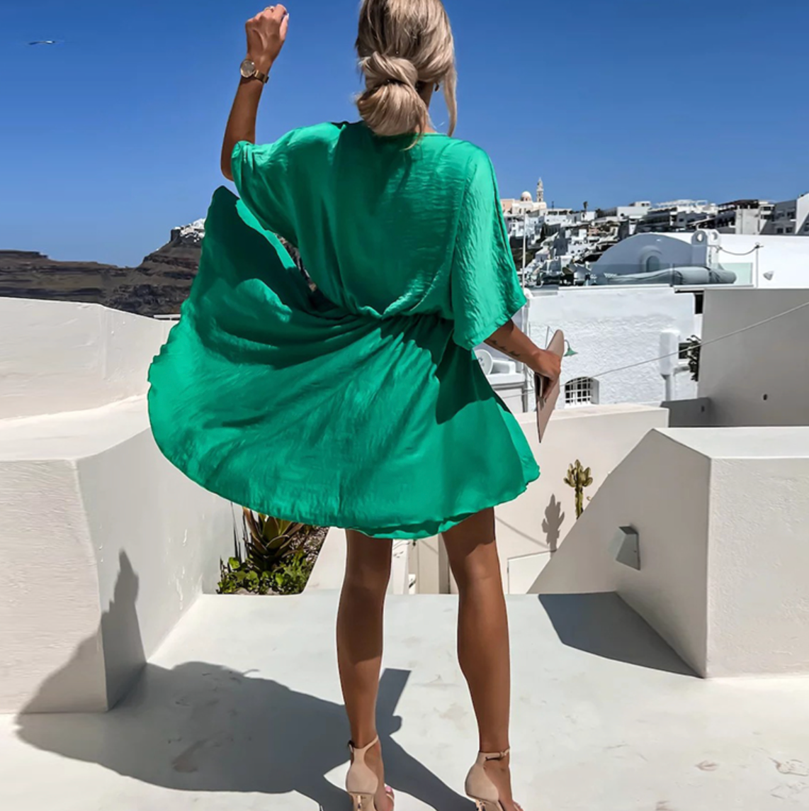 Dress portefeuille summer for women | Fiora -3