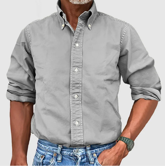 Classic long-sleeve everyday essential shirt for men | Nolan -6