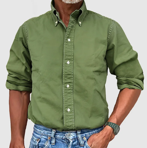 Classic long-sleeve everyday essential shirt for men | Nolan -3