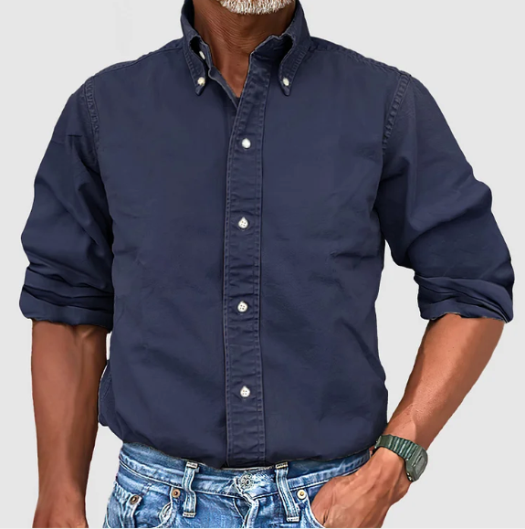 Classic long-sleeve everyday essential shirt for men | Nolan -7