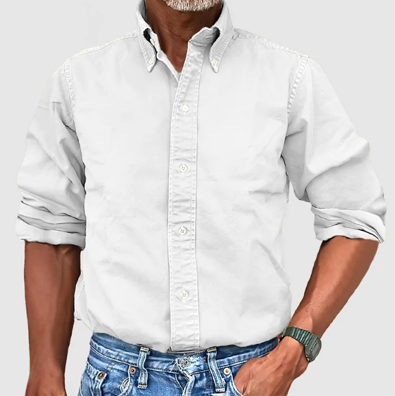 Classic long-sleeve everyday essential shirt for men | Nolan -8
