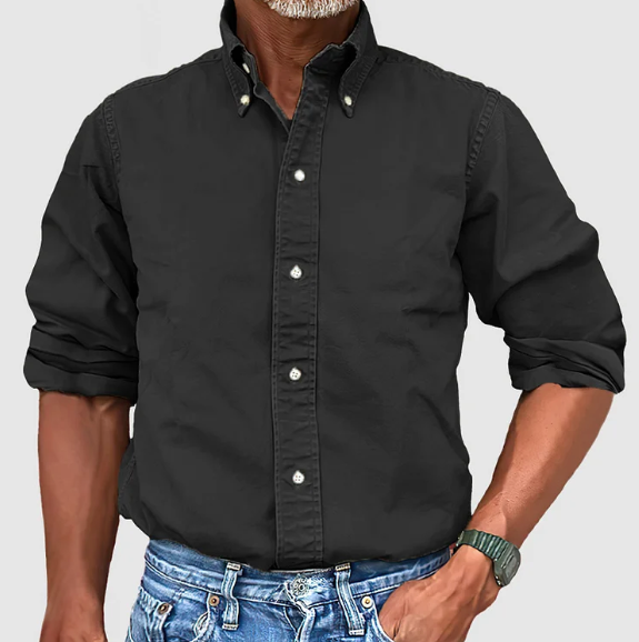 Classic long-sleeve everyday essential shirt for men | Nolan -2