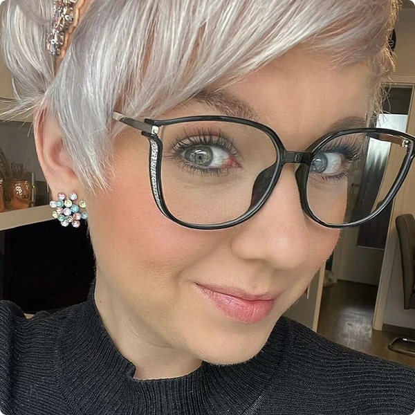 Flash diamond everyday reading glasses for women -4