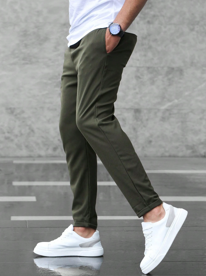 Premium tapered trousers for men -5