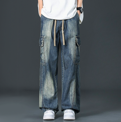 Wide-leg cargo pants for men | Cabana