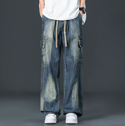 Wide-leg cargo pants for men | Cabana