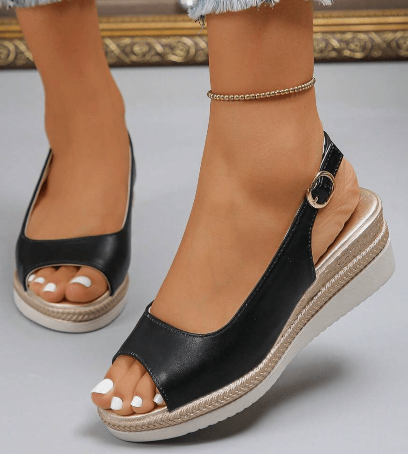 Orthopaedic slingback sandals for women -6