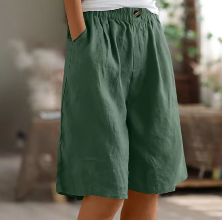 Everyday elegant shorts for women | Meline -9