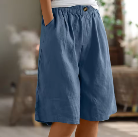 Everyday elegant shorts for women | Meline -4