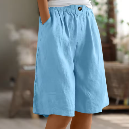 Everyday elegant shorts for women | Meline -7