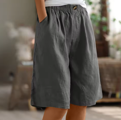 Everyday elegant shorts for women | Meline -2