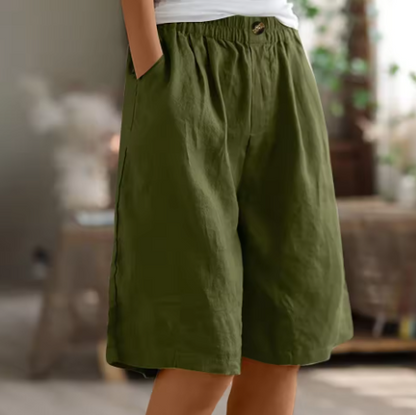 Everyday elegant shorts for women | Meline -1