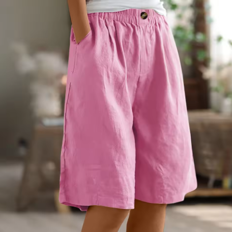 Everyday elegant shorts for women | Meline -5