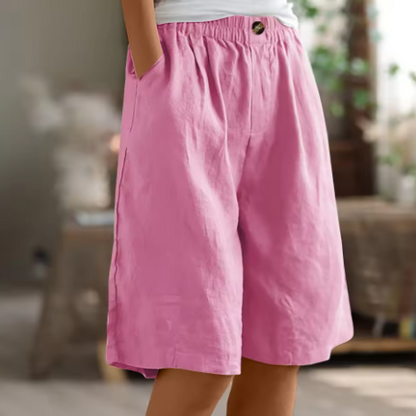 Everyday elegant shorts for women | Meline -5