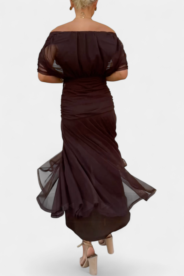 Elegant relaxed everyday dress for women | Lowenna -8