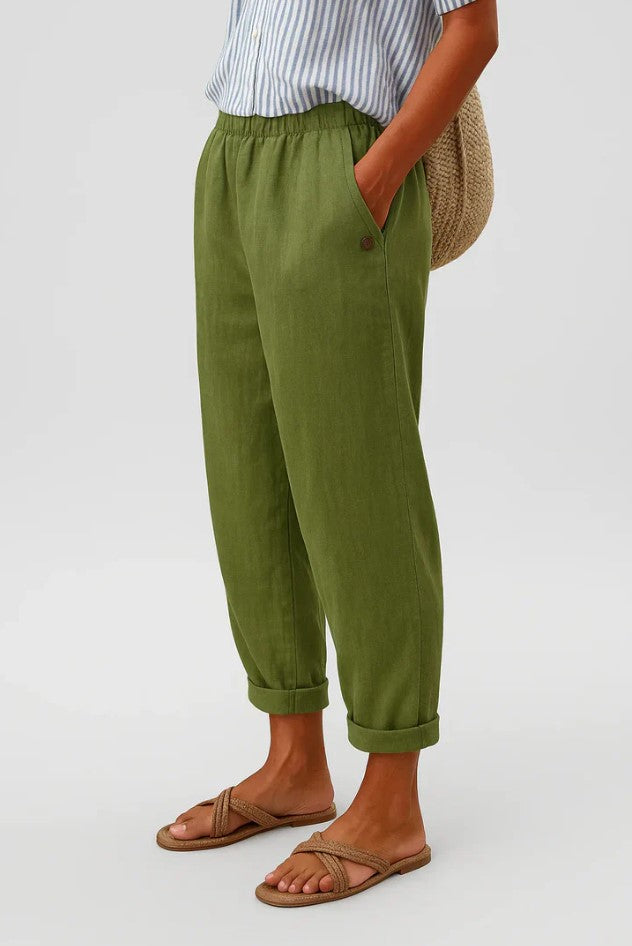 Relaxed straight-leg trousers for women | Roselle
