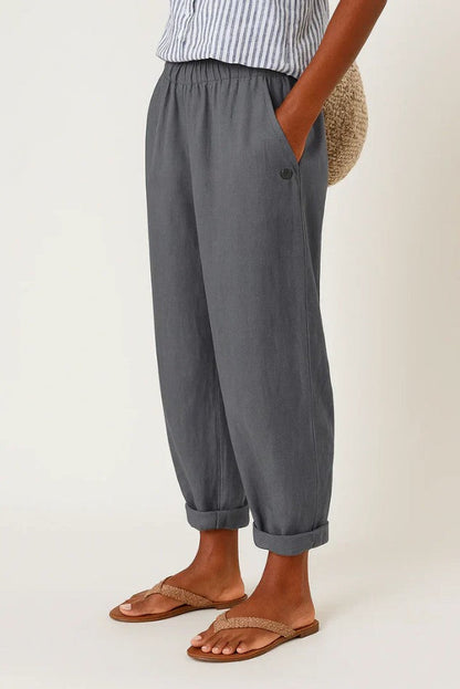 Relaxed straight-leg trousers for women | Roselle