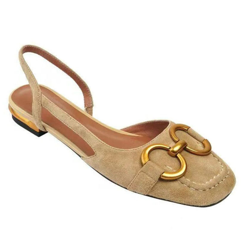 Orthopaedic leather buckle sandals for women | Camila -6