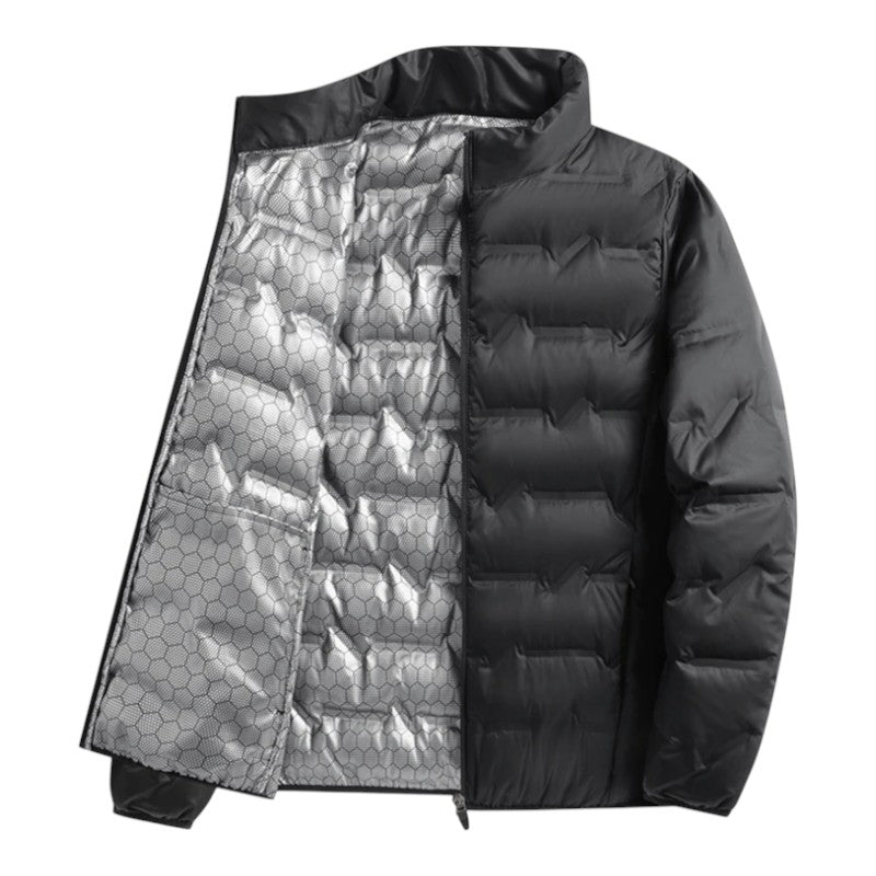 Quilted high collar winter jacket for men | Arcton -7