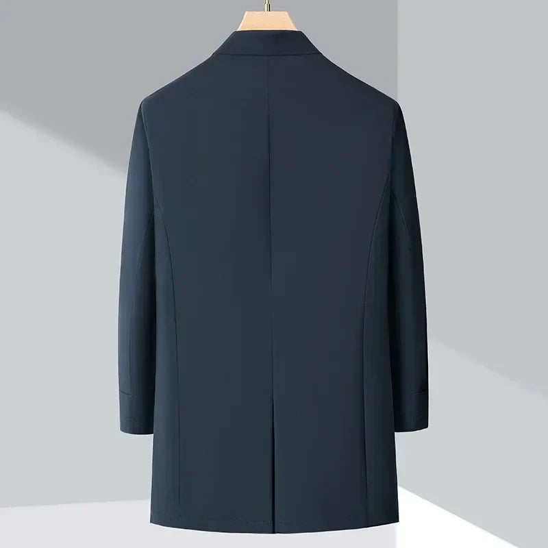 Classic tailored everyday trench coat for men | Burke -3