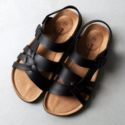 Aurelle Astrid orthopaedic leather sandals for women