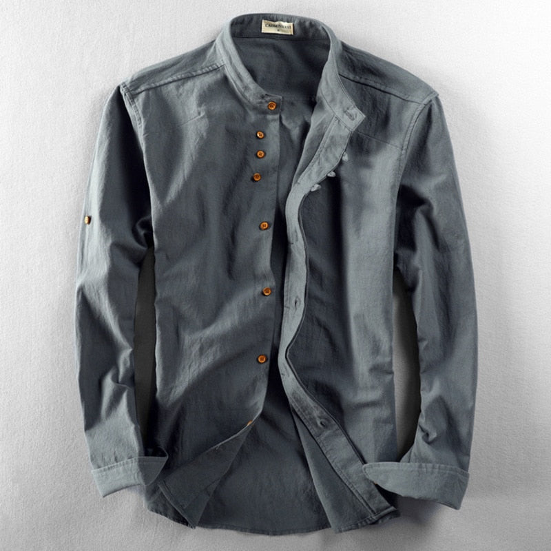 Relaxed Japan-style casual shirt for men | Katana -7
