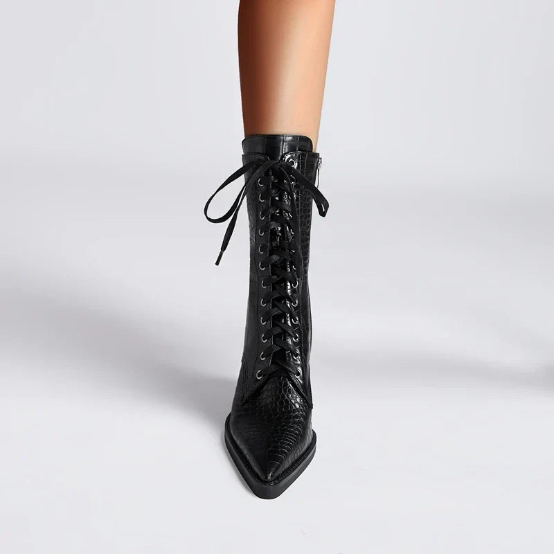 Izzy ryder lace-up boots for women | Marlowe -7