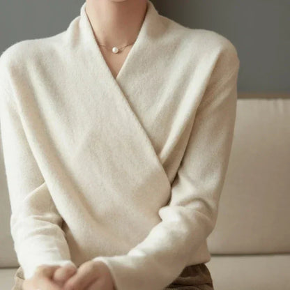 Soft cashmere crewneck jumper for women | Novelle -7